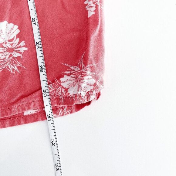 Volcom Womens Forget Yoself Mini Tank Dress Floral Print Coral Size Medium - Picture 6 of 6